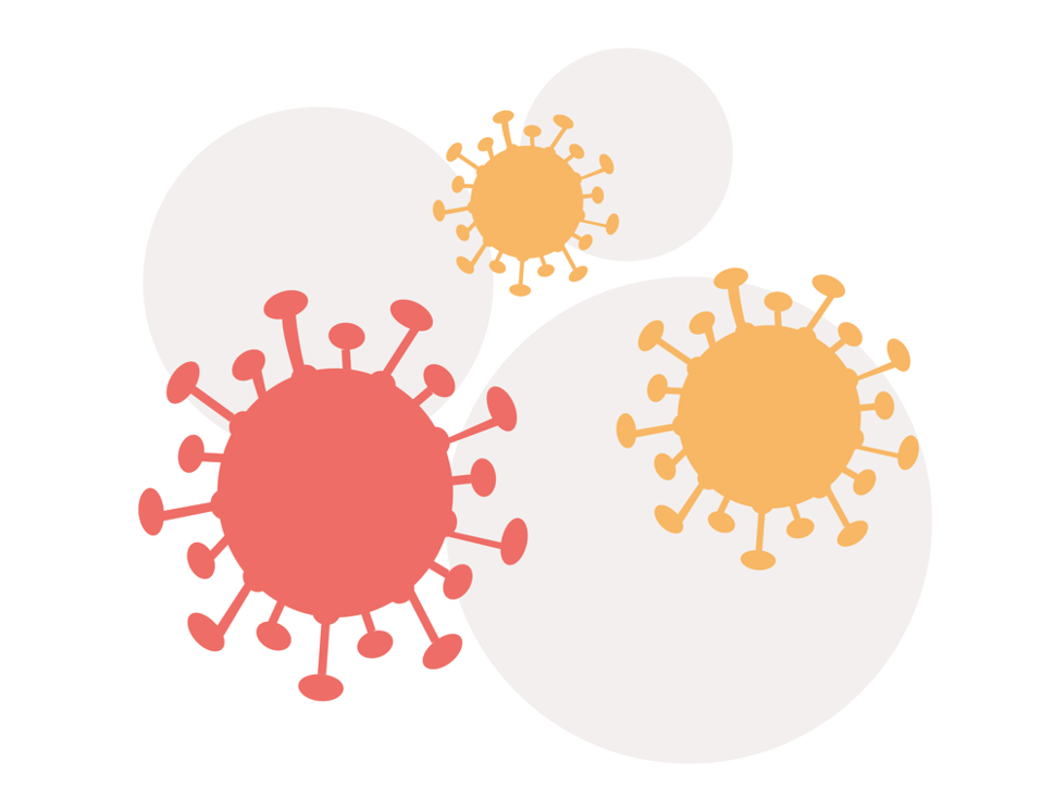 illustrasjon av virus